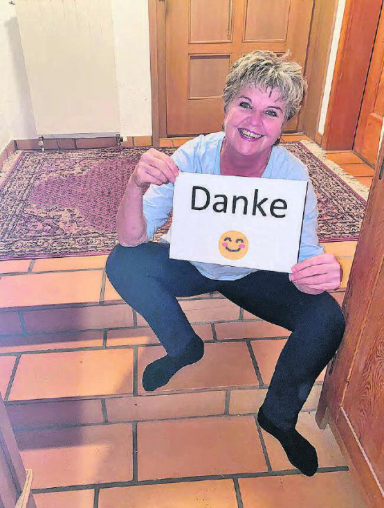 Helen Dietsches Sammelaktion ist beendet, sie zeigt sich überwältigt von der riesigen Unterstützung. (Bilder: zVg.)