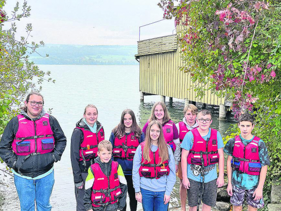 Spannend wars: Die Konfirmandinnen und Konfirmanden der Kirche Kulm waren rund um den Hallwilersee unterwegs. (Bild: zVg.)