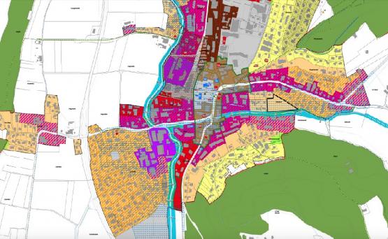 Ausschnitt aus dem Zonenplan für Schöftland