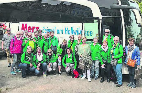 Unvergessliche Tage: Die Turnerinnen der Frauenriege und 60+ des Turnvereins Satus Gontenschwil reisten an die Côte d’Azur. (Bild: zVg.)