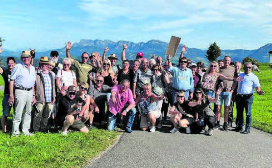 Der diesjährige Zunftausflug der Fischlizunft Rickenbach führte die 35 Teilnehmenden ins Entlebuch. (Bild: zVg.)