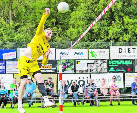 Faustball-Abend: Am 8. August findet in Schlossrued die 16. Ausgabe des «Raiffeisenbank Reitnau-Rued»-Cups statt. (Bild: fb.)