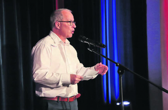 Gemeindeammann Jules Giger blickte auf sein erstes Amtsjahr als Gemeindeammann zurück, in welchem der Gesamtgemeinderat die Herausforderungen angenommen und bewältigt habe. (Bilder: rc.)