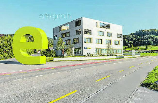 «e» wie erfolgreich: Die Bank Leerau Genossenschaft mit Geschäftsstellen in Kirchleerau und Schöftland, präsentiert ein erfreuliches Halbjahresergebnis. (Bild: zVg.)