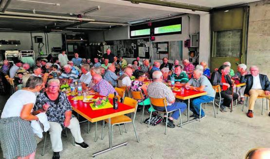 Einen stimmungsvollen Nachmittag bescherte das Brass Ensemble den Jubilarinnen und Jubilaren der Gemeinde. (Bild: zVg.)