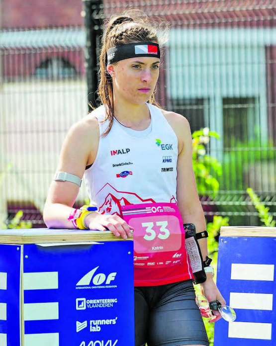 Gehört zu den Besten der Schweiz: OL-Läuferin Katrin Müller aus Beinwil am See. (Bild: Christophe Amerijckx)