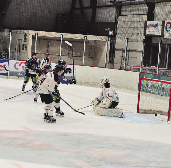 Beim ersten Reinacher Treffer durch Celestino Calo zum 1:3 hielt sich der Schaden noch in Grenzen. (Bild: Roland Jaus)
