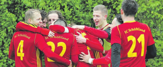 Verdienter Sieg des SC Schöftland: Nach dem 4:1 in der 50. Minute wurde es am Ende überraschend eng, dennoch verabschiedete sich der SC Schöftland mit einem verdienten 4:3-Sieg in die Sommerpause. (Archivbild: Otto Lüscher)