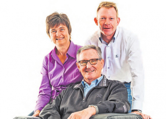Das sympathische Team von Wernli Immobilien: Caroline Schlatter, Werner Wernli und Reinhard Schlatter.