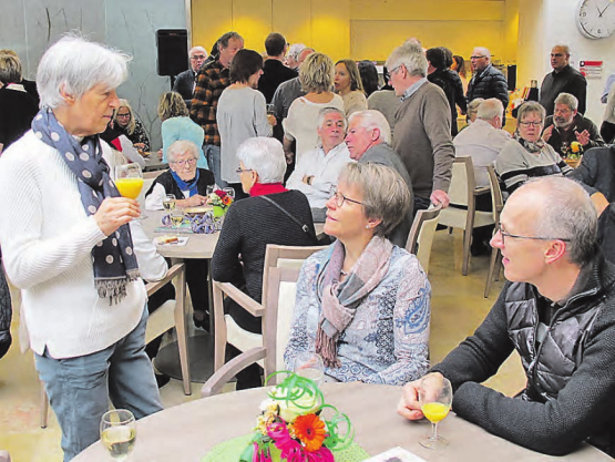 Der Neujahrsapéro bot Gelegenheit für viele gute Gespräche. (Bilder: hzb)