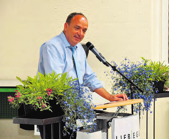 Grüsse des Regierungsrates: Die Worte von Markus Dieth stiessen auf offene Ohren. (Bild: zVg.)