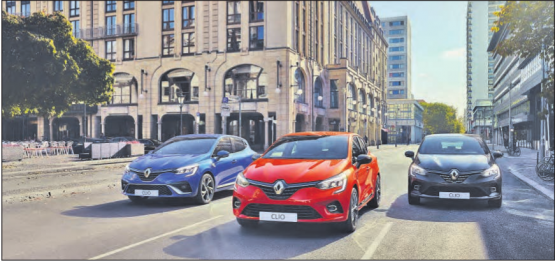 Die kompakte Limousine mit dem sinnlichen Design, der Renault Clio. (Bild: zVg.)
