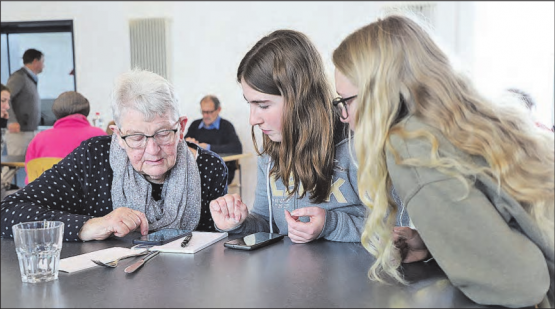 Treffen der Generationen im reformierten Kirchgemeindehaus Schöftland. (Bild: rc.)
