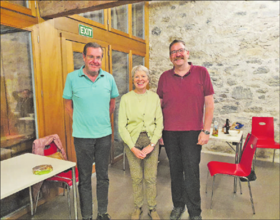 Sieger des Plauschjassens vom Verkehrsverein Birrwil (v.l.) : André Bircher, Ursula Hilfiker, Roger Käser. (Bild: zVg.)