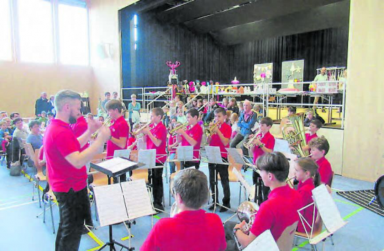 Für Begeisterung sorgte der Auftritt der Jungbläsergruppe «Furioso». (Bild: zVg)