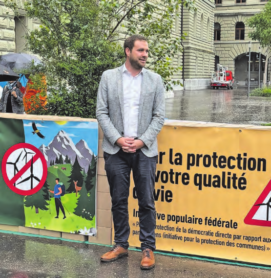 Grossrat Adrian Meier (FDP) aus Menziken ist Mitglied des Initiativkomitees der Gemeindeschutz-Initiative. (Bild: Dominique Rubin)