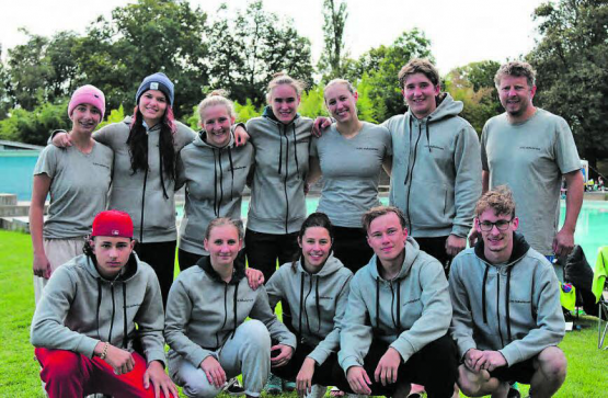 Die drei Teams der SLRG Sektion Hallwilersee erzielten an den Schweizermeisterschaften gute Resultate. (Bild: zVg.)