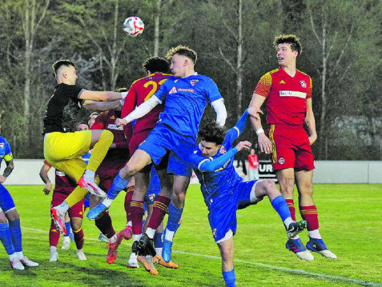 Die Spieler vom SC Schöftland kämpften gegen den FC Wettingen. (Bild: zVg.)