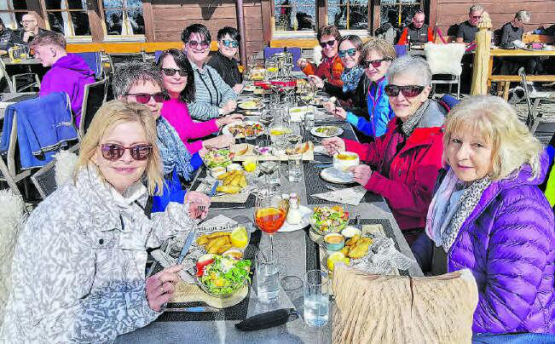 Der Frauenturnverein Zetzwil genoss einmal mehr ein schönes Schneeweekend in Sörenberg. (Bild: zVg.)