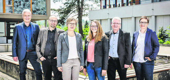 Ab dem 1. September im Einsatz: Daniel Bucher, Daniel Riehl, Claudia Käch Egli, Meline Stalder, Martin Kulli, Brigitte Zettel. (Bild:zVg)