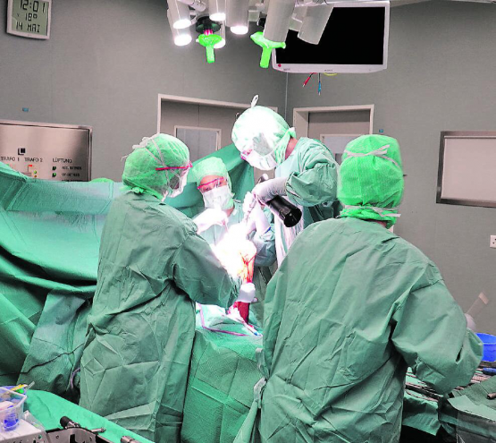 Es wird gebohrt und gesägt. Minutiöse Handarbeit ist angesagt.