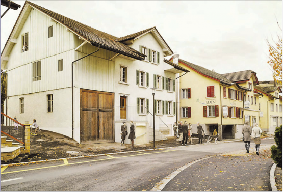 Häsigasse Beinwil am See: So präsentiert sich das vom Preisgericht favorisierte Projekt in der Visualisierung.