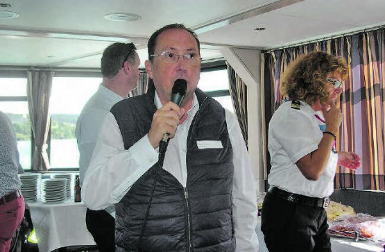 Begrüssung: Gemeindeammann Jörg Bruder hiess die Neuzuzüger und Neuzuzügerinnen herzlich willkommen. (Bild:hh)