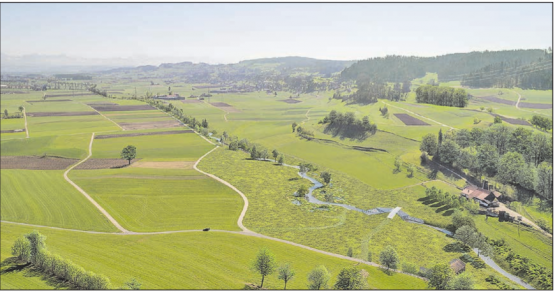 So soll die revitalisierte Suhre künftig aussehen. Auch gegen diese Aufwertung sind Einwendungen eingegangen. (Bild: zVg./AG)