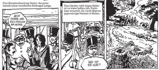 Hausdurchsuchung bei Lüschers in Muhen: Frau Lüscher verriet Matter, nachdem er ihre unverschämten Ansprüche nicht mehr befriedigen wollte.