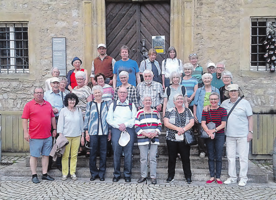 Auf Reisen: Der Reformierte Kirchenchor Reinach reiste nach Süd-Deutschland, Ziel war das Städtchen Bad Mergentheim. (Bild: zVg.)