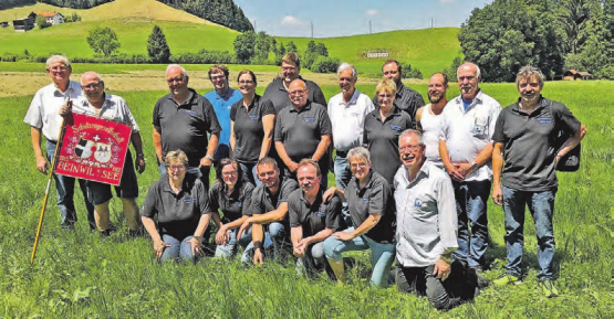 Ein unvergessliches Erlebnis: Die Beinwiler Schützen am 30. Freiburger Kantonal-Schützenfest (Bild: zVg.)