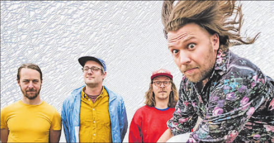 Start in den Freitagabend: Die Böjuer Gruppe «Mnevis» mit Thomas Fehlmann, Lukas Weber, Mario und David Hänni (v.l.). (Bild: zVg.)