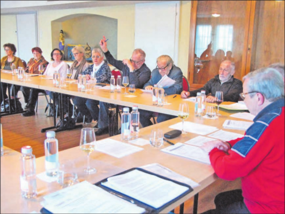 Gute Stimmung auch an der GV: Die Mitglieder der Brockenstube im Gasthof Löwen in Gränichen. (Bild: zVg.)