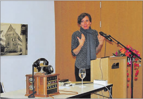 Sprühende Ausstrahlung: Pascale Bruderer agierte an der Münsterer Tagung als Referentin und vermochte den Raum allein mit ihrer Präsenz auszufüllen.