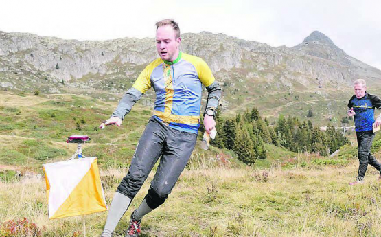 Der Rymenzburger Orientierungsläufer Erich Rea, hier an der Langdistanzschweizermeisterschaft auf der Bettmeralp (Bild: zVg.)