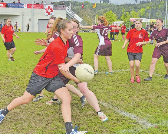 Sorgte am dritten Spieltag für offensiven Druck unter dem Korb: Die ins Team zurückgekehrte Katja Wasser. (Bild: wr)