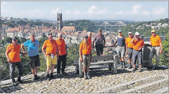 Bleibende Eindrücke: Die Männerriege Oberkulm genoss auf ihrer Reise das schöne Herbstwetter. (Bild: zVg.)