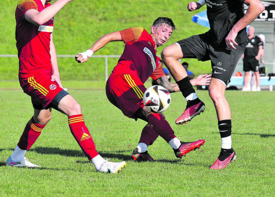 Kurz nach dem Ausgleichstreffer geriet der SC Schöftland in Rücklage. (Bild: O. Lüscher)
