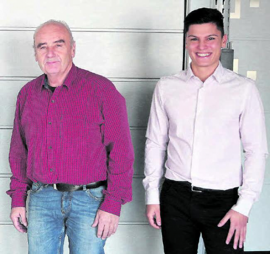 Thomas Meier, Geschäftsinhaber und Luca Furrer, Geschäftsführer Larotech AG und KIS-Haller AG