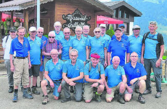 Rekordverdächtig! 20 Männerriegler nahmen an der Vereinsreise ins Entlebuch teil und erlebten einen lustigen Tag. (Bild: zVg.)