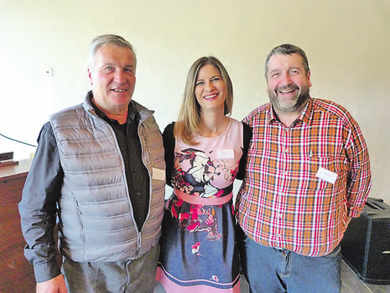 Die drei neu gewählten Vorstandsmitglieder von Cartons du Coeur (v.l.): Manfred Streich, Antoniella Mager, Hans Schmied. (Bild: zVg.)