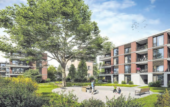 19 Eigentumswohnungen entstehen in drei modernen Häusern. (Visualisierungen: zVg.)