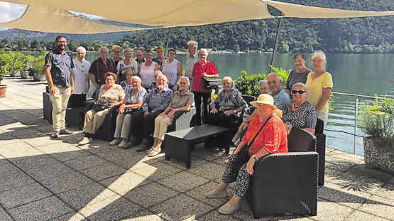 Tessiner Ferientage: Die Senioren der reformierten Kirchgemeinde reisten dieses Jahr nach Ponte Tresa. (Bild: zVg.)