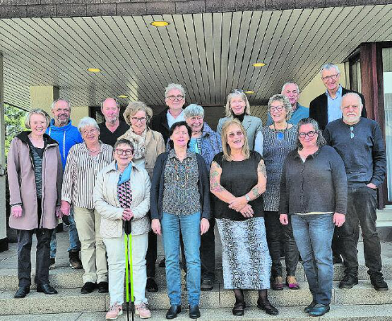 Die «goldenen» Konfirmanden freuten sich über das Wiedersehen. (Bild: zVg.)