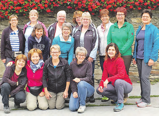 Auf Reisen: Die diesjährige Turnfahrt führte die Oberkulmer Frauenturnerinnen ins Wallis. (Bild: zVg.)