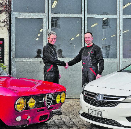 Der bisherige und der neue Geschäftsführer: Roland Kobe und Patrick Duss. (Bild: zVg.)