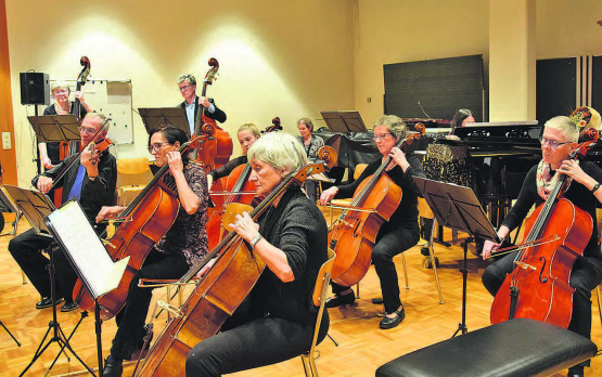 Sie spielen zu ihrem Vergnügen: Das Kammerorchester Schöftland kann stets auf ein dankbares Publikum zählen, die Konzerte sind jeweils voller Überraschungen. (Bilder: st.)