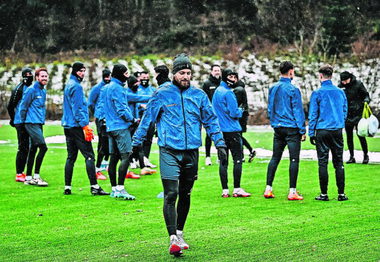 Rückkehr: Auch Olivier Jäckle befindet sich wieder im Training mit der 1. Mannschaft. (Bild: Sarah Rölli)