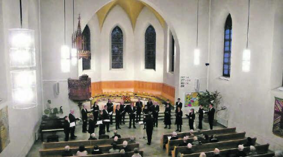 Konzerte zur Einheit aller Christen: Blick in die reformierte Kirche, in der auch Mariengesang zur Aufführung kam. (Bild: bvn)