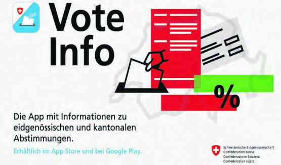 Der Bund stellt für Smartphones eine App zur Verfügung, mit der alle Resultate abgerufen werden können. (Bild: zVg.)